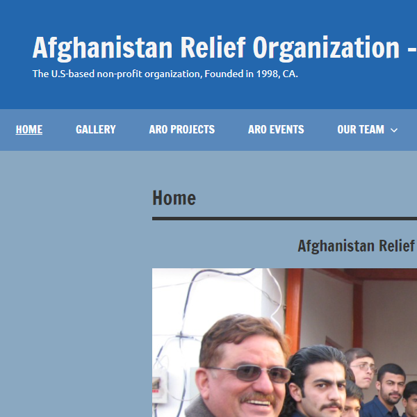 Afghan Non Profit Organization in USA - Afghanistan Relief Organization